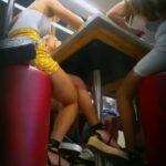 Upskirting from mcdonald Sexy Girl In Yellow Skirt &#8211; Nude TikTok