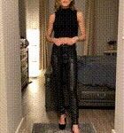 For the first time she showed her beautiful ass and naked pussy