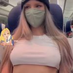 When you have sexual thoughts on a plane  #blonde #naked #tiktokleaked #tiktokba