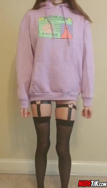 Hiding A Naughty Surprise Under My Adorable Hoodie Hiding A Naughty Surprise Under My Adorable Hoodie