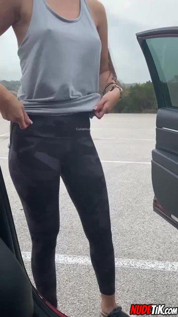 Quick Change In The Parking Lot. Would Toot Watch?