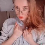 Redhead tiktoker &#8211; shows cutie boobs